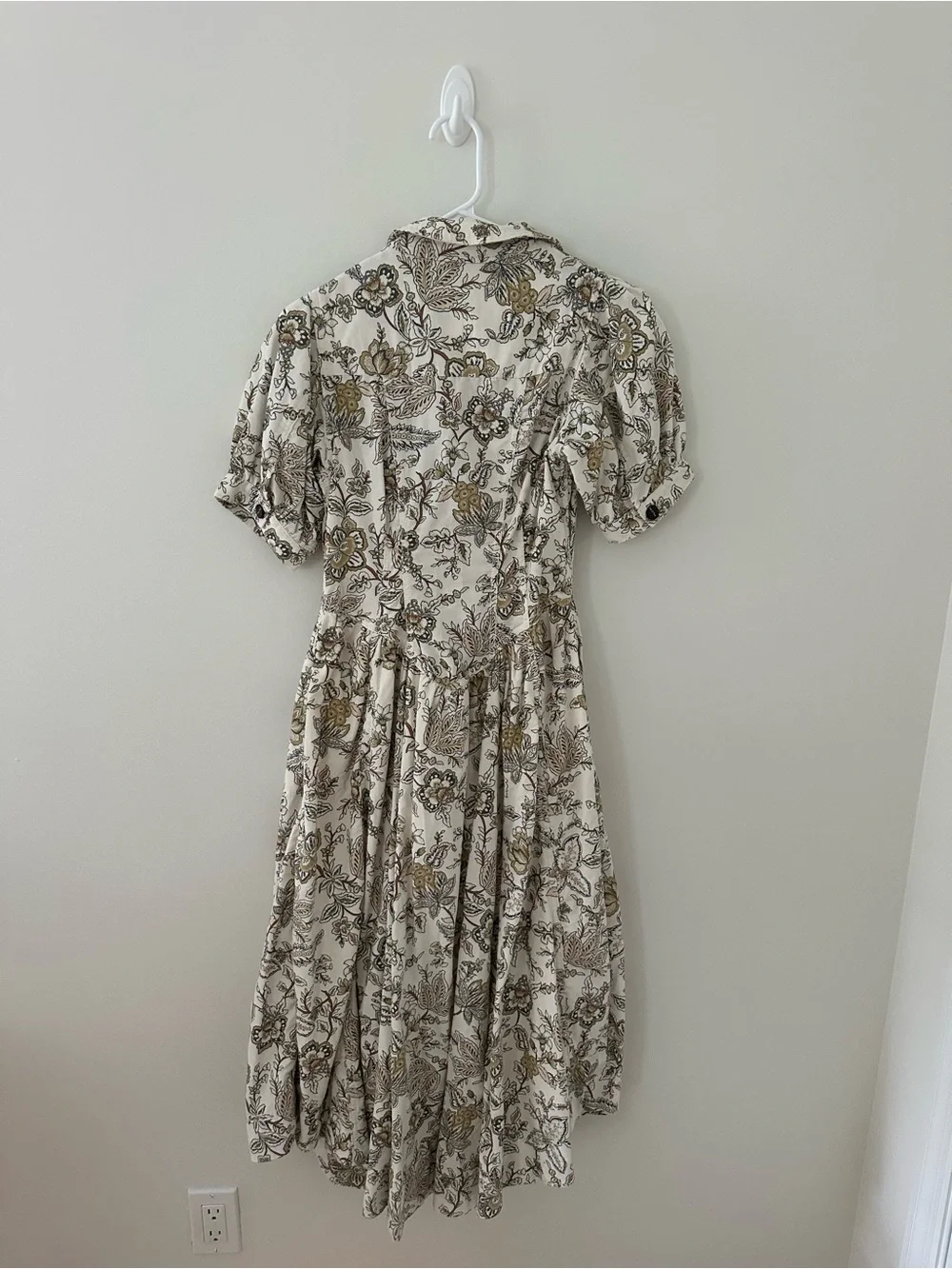 Pilcro (Anthropologie) Floral Midi Dress - Picture 6 of 8